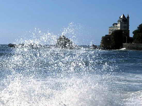 L’océan à Biarritz